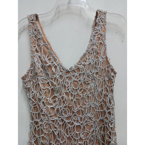 Forever 21 Silver and Tan Mini Dress - Picture 2 of 9